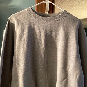 Mens Light Gray Champion Sweatshirt Size L
